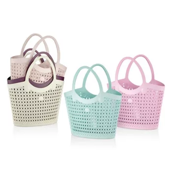 Füles táska kötött mintás 25L Victoria 8409