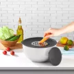 Keverőtál reszelőbetéttel fröccsenésgátlóval 4,6L WH-905