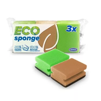 Mosogatószivacs formázott Eco 3db B019