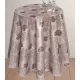 Asztalterítő viaszos vászon kerek Happy Home 138cm RS-1452