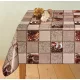Asztalterítő viaszos vászon Happy Home 140x200cm RS-1454
