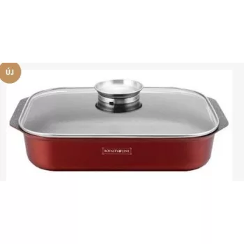 Kacsasütő üveg fedővel márvány bevonat 32cm RL-ACR32M