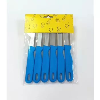 Zöldséges kiskés Happy Cooking 6cm 6db-os szett
