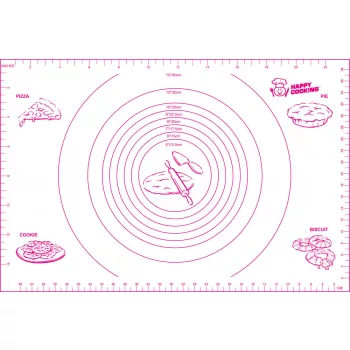 Szilikon nyújtólap 60x40cm Happy Cooking RS-1196 AKCIÓ