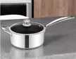 Lábas hosszú nyéllel üvegfedővel 3D bevonat CF-PSA20