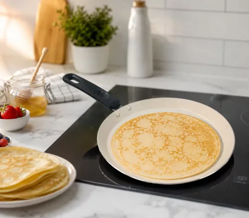Palacsintasütő gránit bevonat krém színű 25cm BM-7584-25