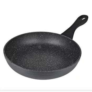 Serpenyő mély gránit bevonat fekete 24cm BM-7705-24