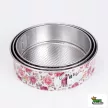 Kerek kapcsos tortaforma szett 3db rózsás dekorral Happy Cooking RS-1350 AKCIÓ