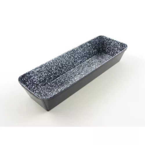 Zománcozott őzgerinc tepsi 11x31 cm