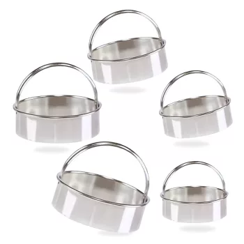 Pogácsaszaggató fém 5db-os