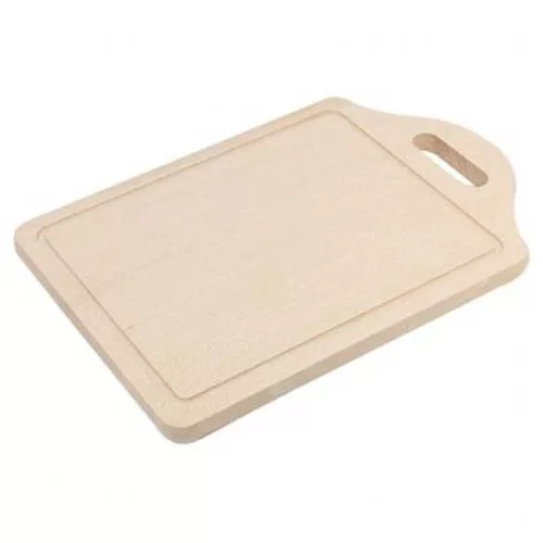 Fa vágódeszka füles 38x23cm Happy Cooking RS-1081 (192)