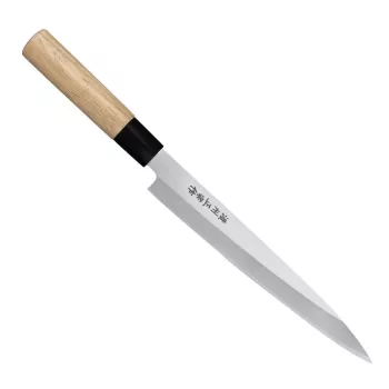   Satake 801-645 Megumi Yanagi / Sashimi japán konyhakés, rozsdamentes acél, 21 cm pengehossz, gumifa markolat