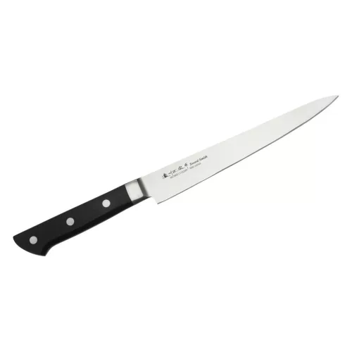 Satake 802-772 Satoru japán szeletelő kés, 21 cm penge hossz, rozsdamentes acél, kemény műanyag markolat