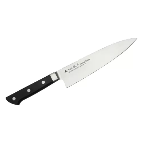 Satake 802-789 Satoru Gyuto (Séf) japán konyhakés, 21 cm penge hossz, rozsdamentes acél, kemény műanyag markolat
