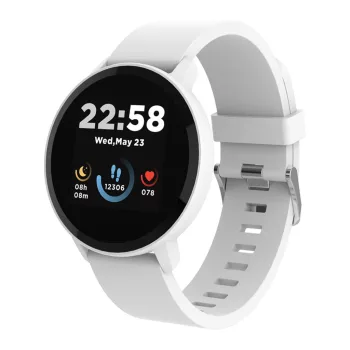   CANYON CNS-SW63SW Lollypop okosóra, 1,3”-os IPS kijelző, IP68, Li-pol akku, Bluetooth, iOS és Android kompatibilis, fehér