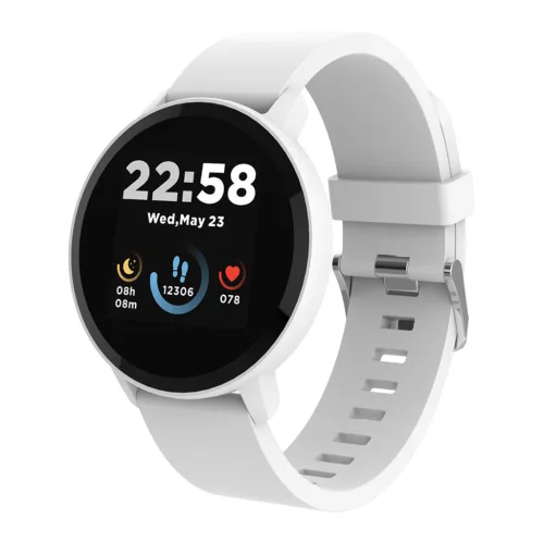 CANYON CNS-SW63SW Lollypop okosóra, 1,3”-os IPS kijelző, IP68, Li-pol akku, Bluetooth, iOS és Android kompatibilis, fehér