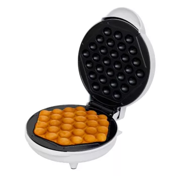   Home HG BG 30 bubble gofrisütő, teljesítmény 900 W, tapadásmentes sütőfelület, jelzőfények
