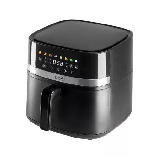 Home HGAF8 digitális air fryer, forrólevegős fritőz, 8 liter kapacitás, 2000 W, hőmérsékleti tartomány 80 – 200 °C