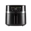 Home HGAF8 digitális air fryer, forrólevegős fritőz, 8 liter kapacitás, 2000 W, hőmérsékleti tartomány 80 – 200 °C