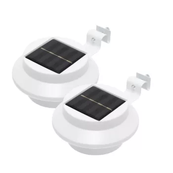  HOME MX652SET napelemes kerti lámpa, 3 db  melegfehér LED, 2db/doboz, cserélhető akkumulátor, műanyag