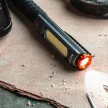NEBO NEB-FLT-1033-G BIG LARRY PRO + zseblámpa és szerelőlámpa, 600-40 lumen, akkumulátoros, IPX7, mágneses talp