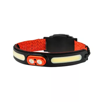   NEBO NEB-HLP-0021-G CURVBEAM 600 FLEX fejlámpa, 600 lumen, 1100mAh, COB LED, IPX4, 180°-os világítás