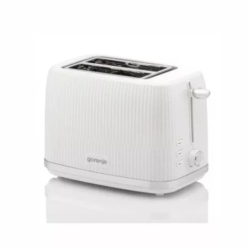   Gorenje T850DPW kenyérpirító, 850 W, 7 fokozat, újramelegítés, kiolvasztás, hőfokszabályozó, megvilágított nyomógombok
