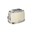 Zilan ZLN1191 retró kenyérpirító, 850 W, 6 fokozat, 2 szeletes, STOP funkció, morzsatálca, bézs