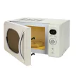 Zilan ZLN1245 retró mikrohullámú sütő, 700 W, 20 liter, 6 fokozat, LED kijelző, gyerekzár, elektronikus vezérlő, bézs
